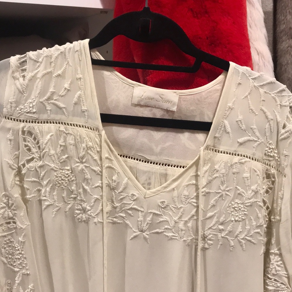 Beautiful cream colored tunic